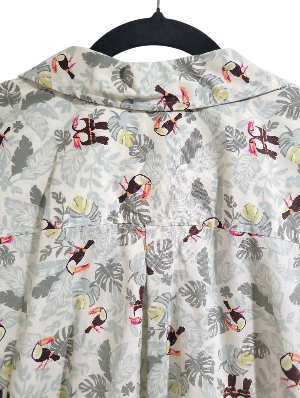 Croft & Barrow Tropical Toucan Cotton Button Down Casual Shirt Size 2X NWT - Picture 4 of 16